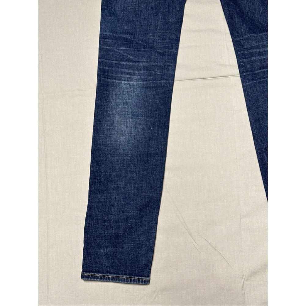 American Eagle Women Medium Wash Super Stretch Skinny Leg Denim Blue Jeans 2 Reg - Picture 9 of 16